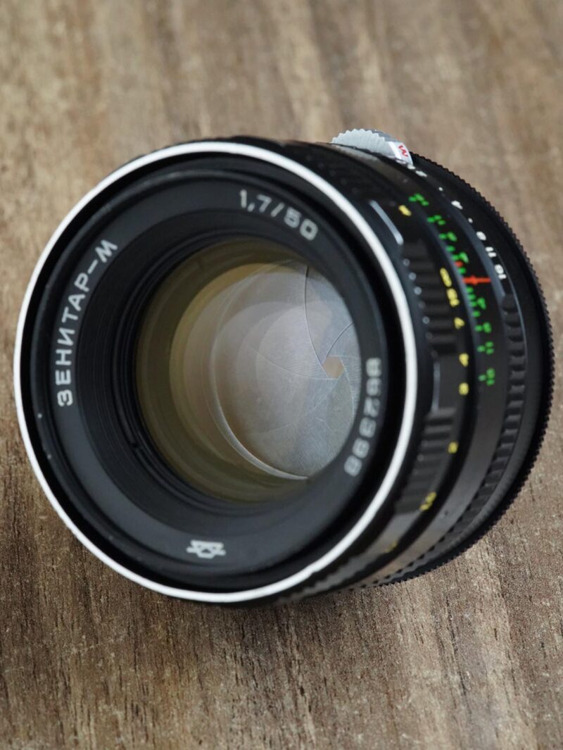 Zenitar-M 50mm f/1.7 M42 SLR №862398 Canon EF-mount