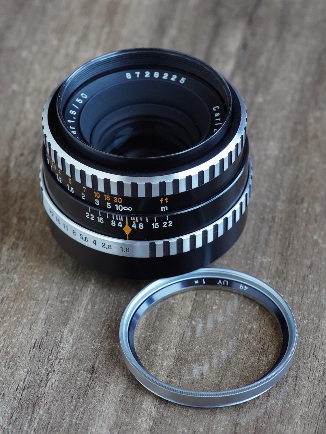 Pancolar Carl Zeiss Jena 50mm f/1.8 M42 SLR №8728225 - Image 4