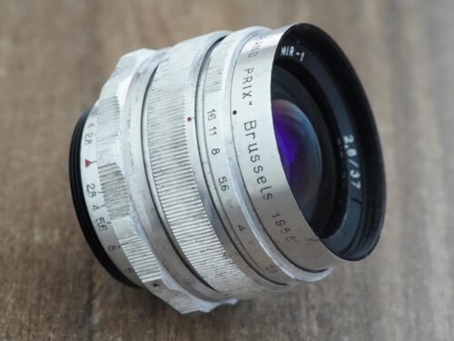 MIR-1 37mm f/2.8 SLR M42 №6508365 Grand Prix Brussels 1958