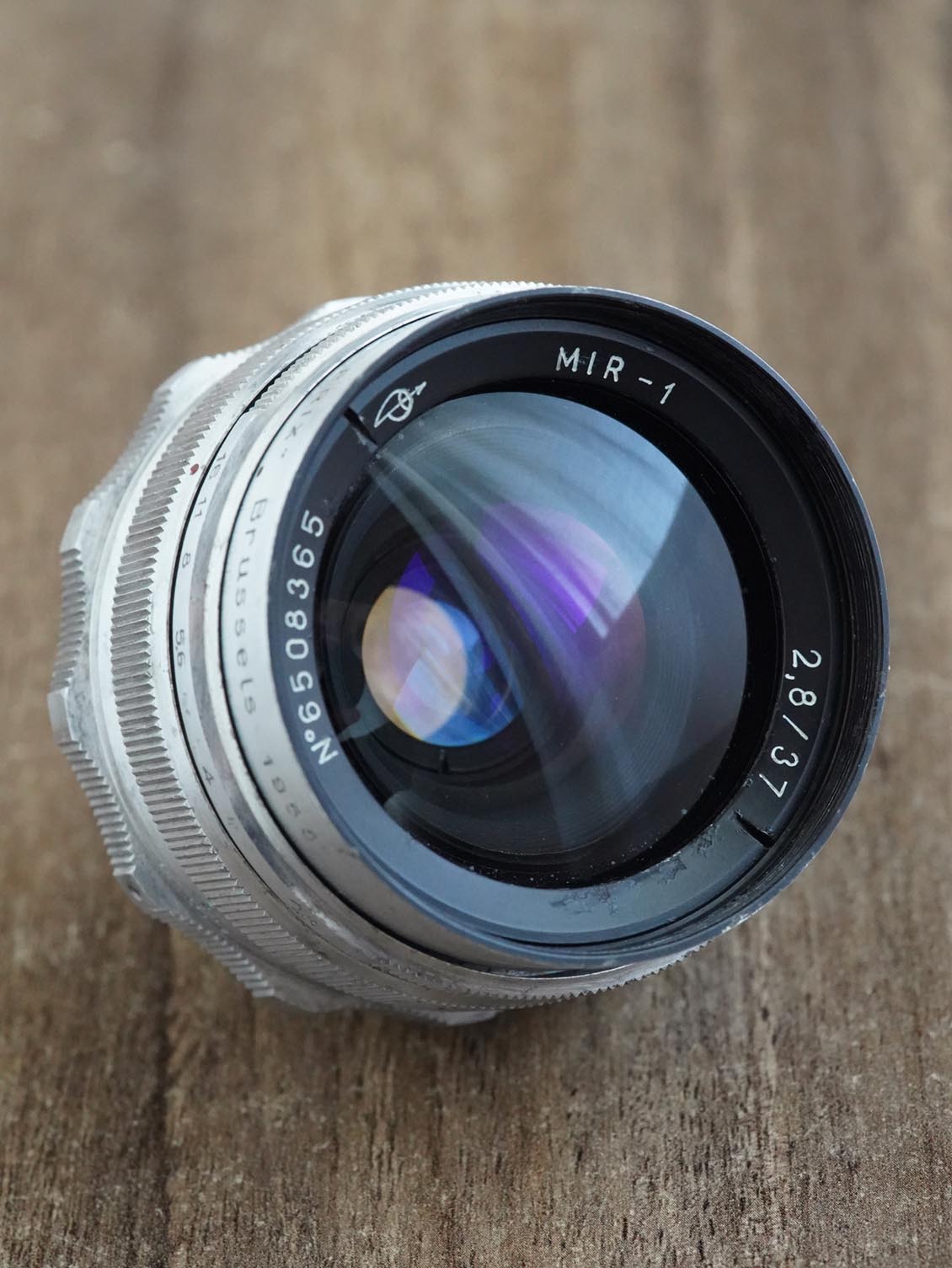 MIR-1 37mm f/2.8 SLR M42 №6508365 Grand Prix Brussels 1958 - Image 2