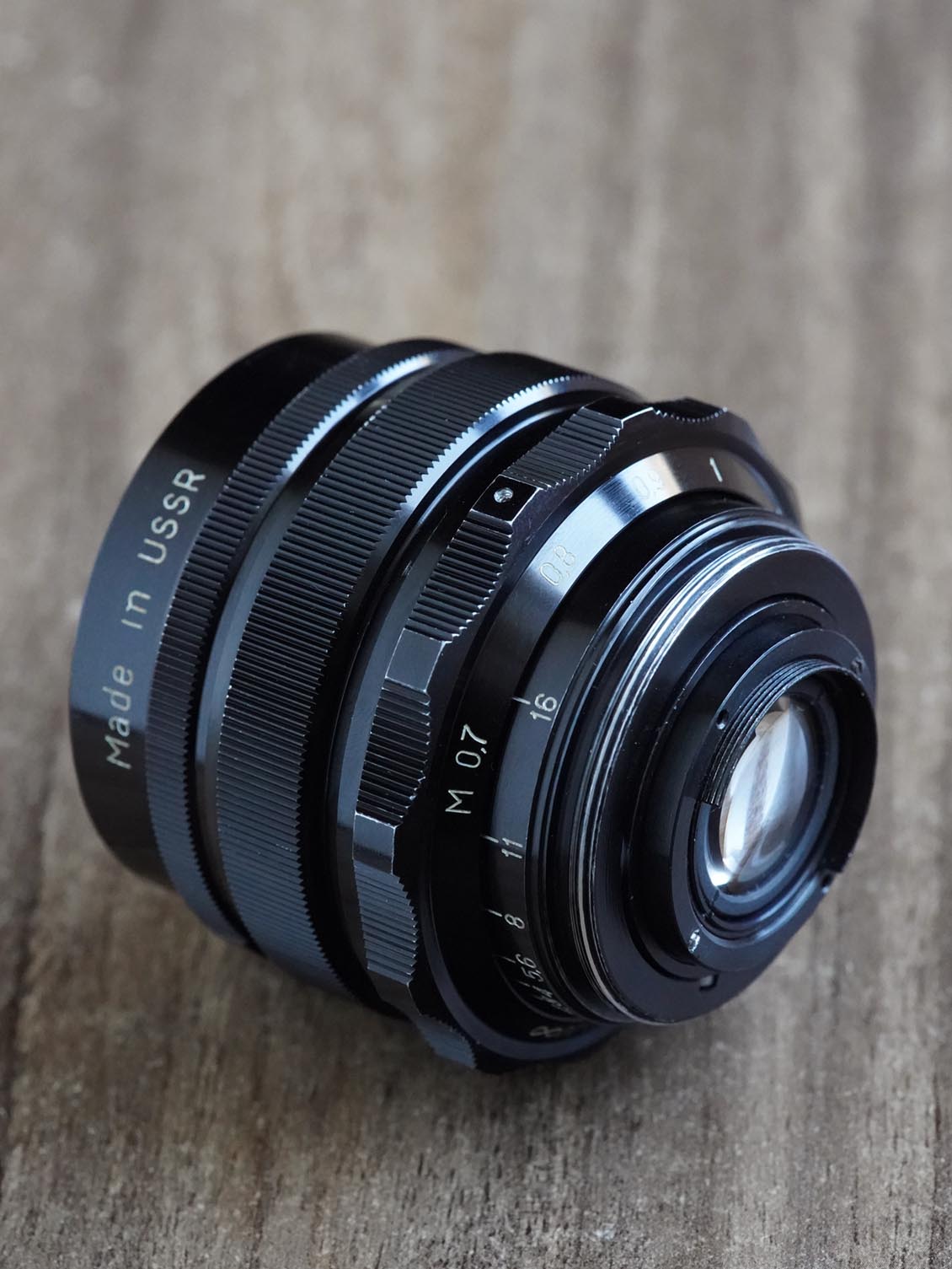 MIR-1 37mm f/2.8 SLR M42 №710754 Grand Prix Brussels 1958 black lacquer - Image 5