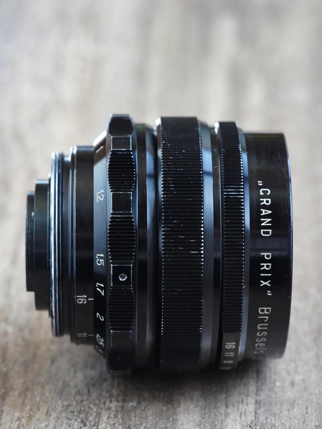 MIR-1 37mm f/2.8 SLR M42 №710754 Grand Prix Brussels 1958 black lacquer - Image 7