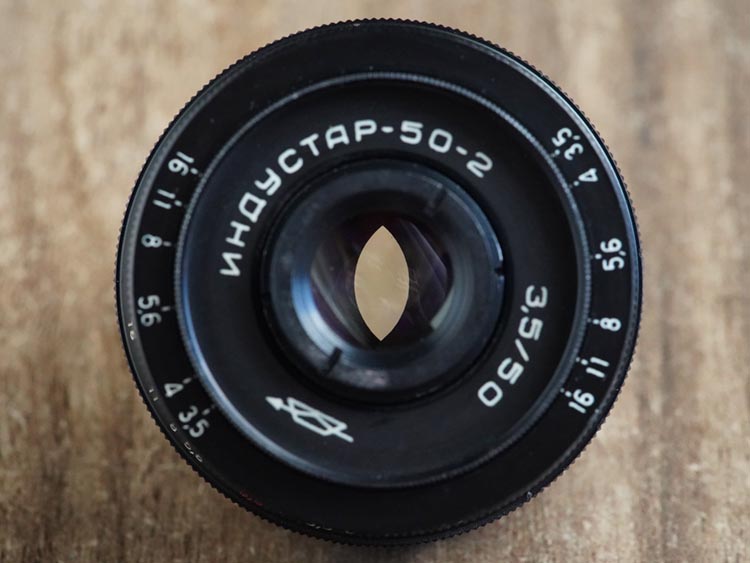 Magic/Petzval Mod Industar-50 50mm M42 №7420026 cat's eye aperture